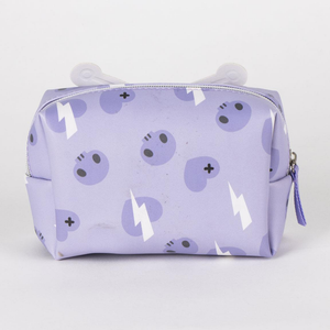 Beauty Case Kuromi Sanrio in Similpelle Pochette 17 CM Trucchi da Bagno e Viaggio - 3547