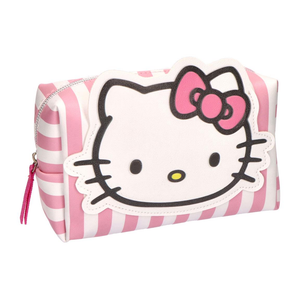 Beauty Case Hello Kitty Sanrio in Similpelle Pochette 17 CM Trucchi da Bagno e Viaggio - 3546