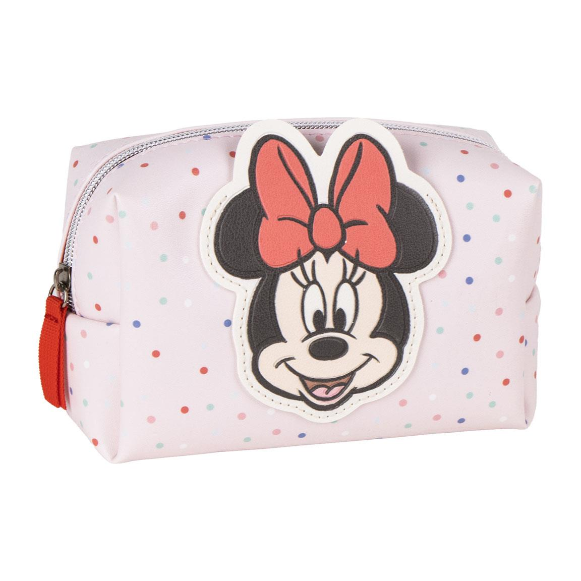 Beauty Case Minnie Mouse DISNEY in Similpelle Pochette 17 CM Trucchi da Bagno e Viaggio - 3549
