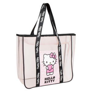 Borsa Mare Hello Kitty Sanrio da Spiaggia Maxi Shopper Tempo Libero 62 CM con Manici - 5691