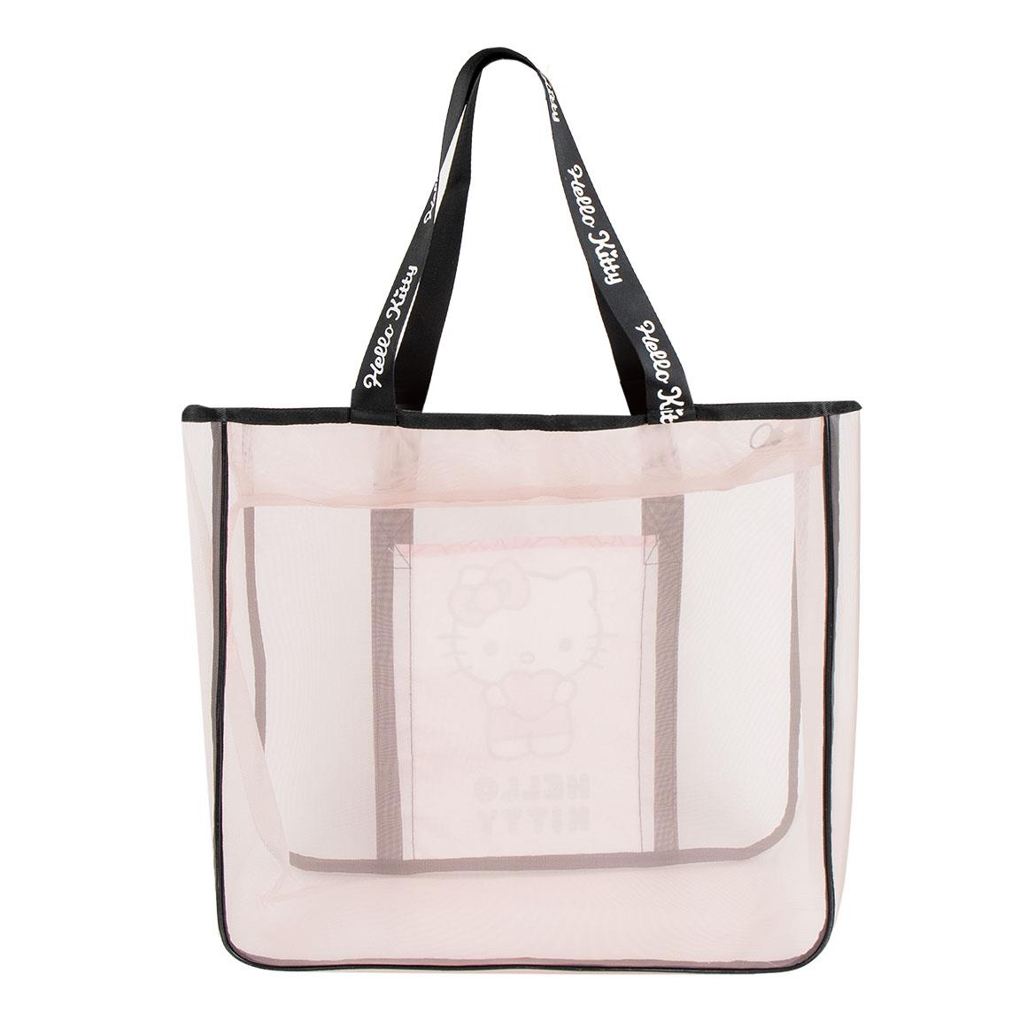Borsa Mare Hello Kitty Sanrio da Spiaggia Maxi Shopper Tempo Libero 62 CM con Manici - 5691