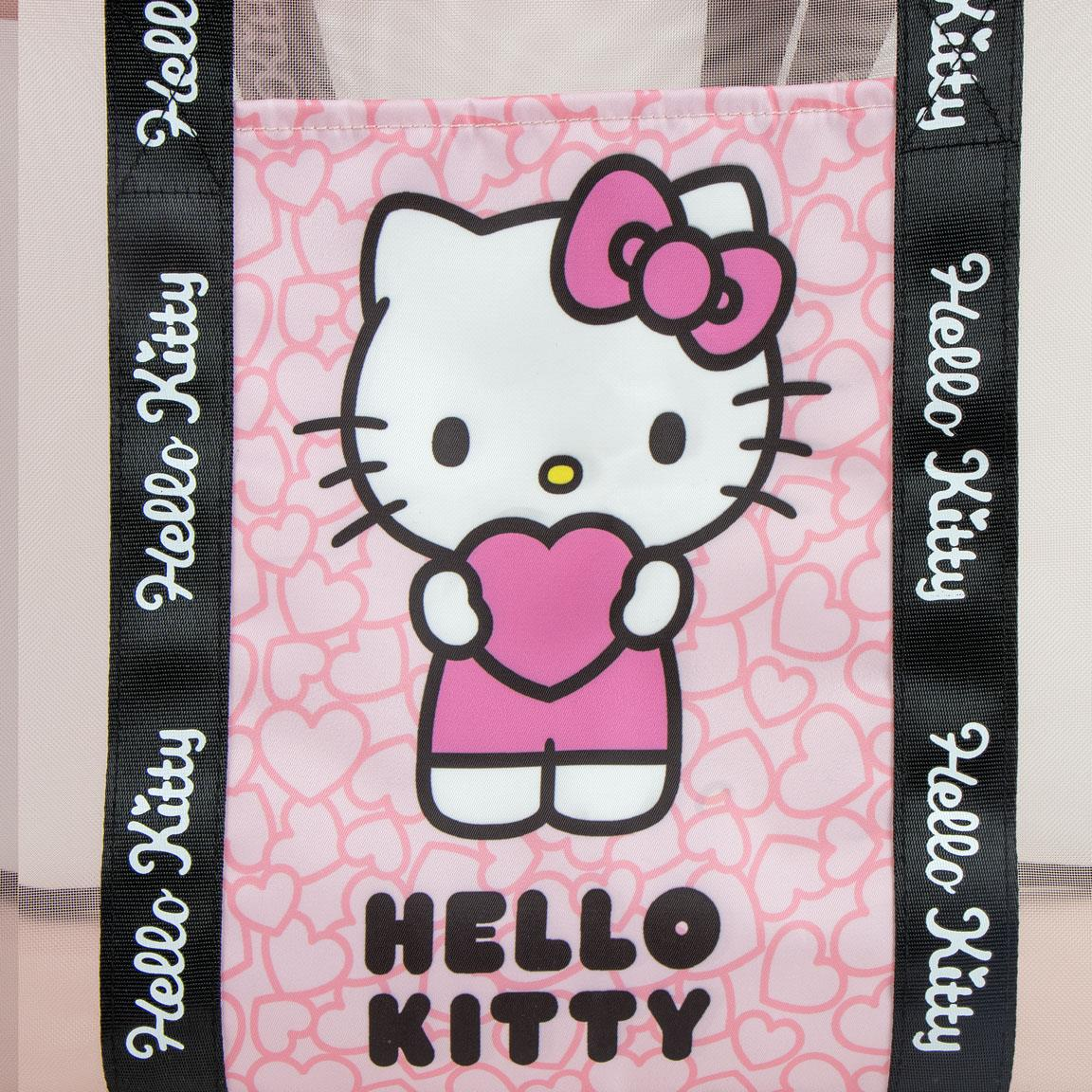 Borsa Mare Hello Kitty Sanrio da Spiaggia Maxi Shopper Tempo Libero 62 CM con Manici - 5691