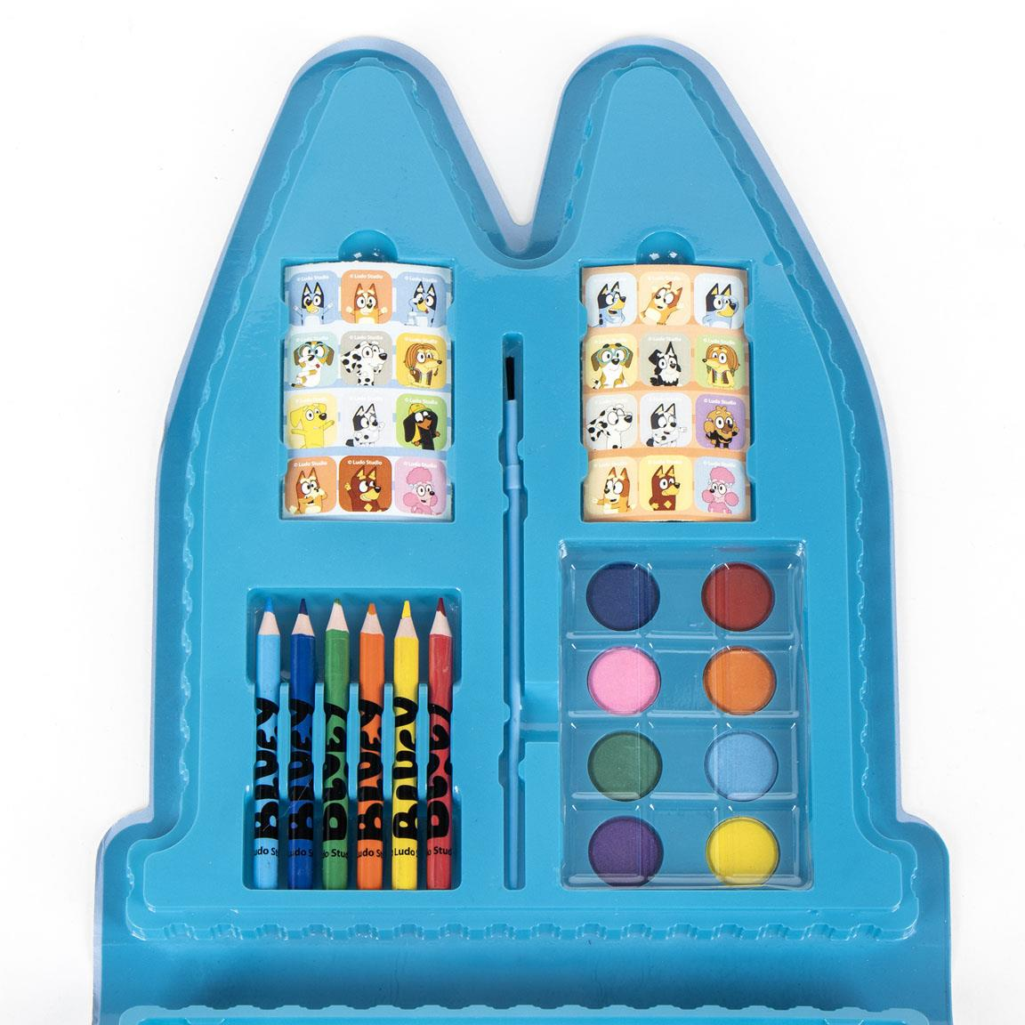 Mini Set per Colorare Bluey Valigetta 36 Pezzi in Confezione Sagomata - 1782