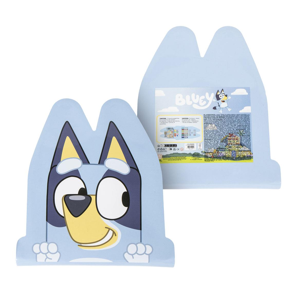 Mini Set per Colorare Bluey Valigetta 36 Pezzi in Confezione Sagomata - 1782