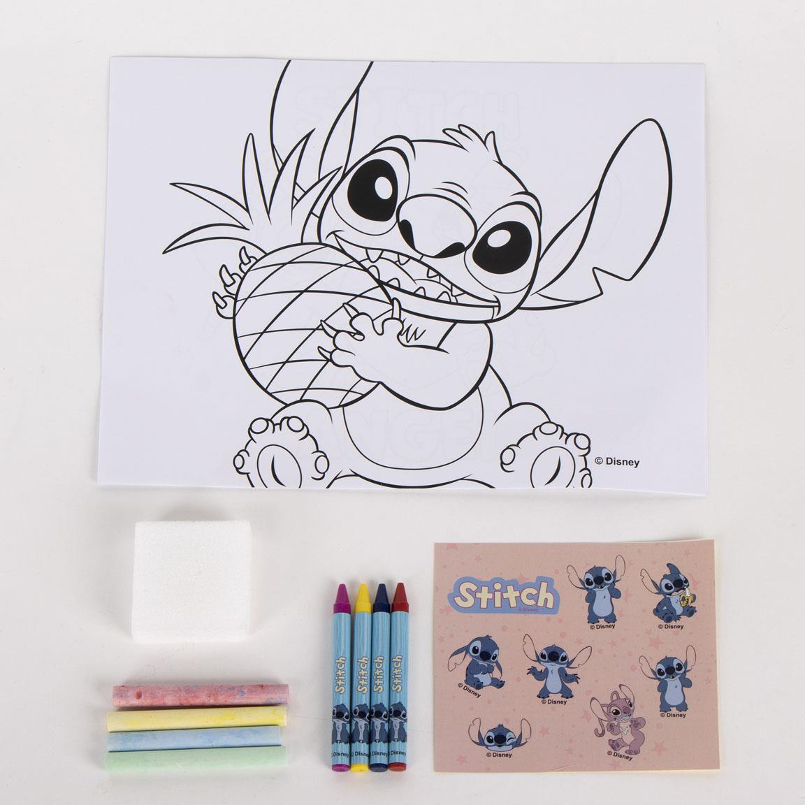 Lavagna Portatile Stitch DISNEY Kit Creatività Lavagnetta Richiudibile - 1812