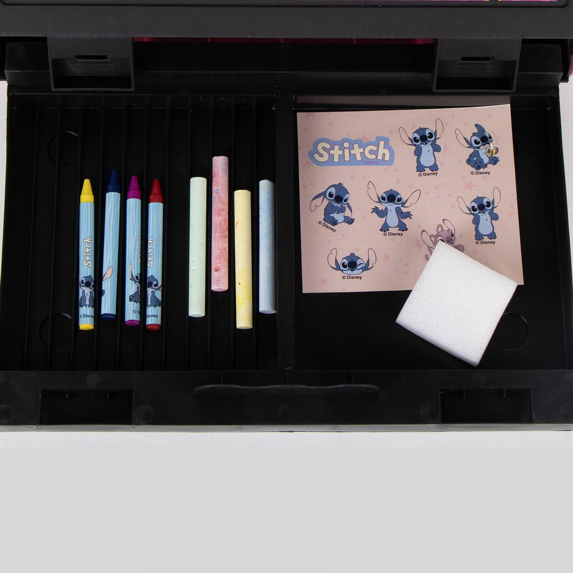 Lavagna Portatile Stitch DISNEY Kit Creatività Lavagnetta Richiudibile - 1812