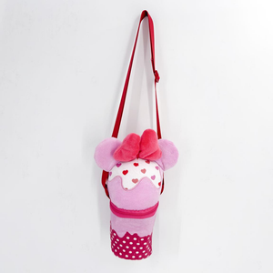 Borsetta in Peluche Minnie Mouse DISNEY con Tracolla Regolabile Accessorio da Passeggio Bambini- 6083