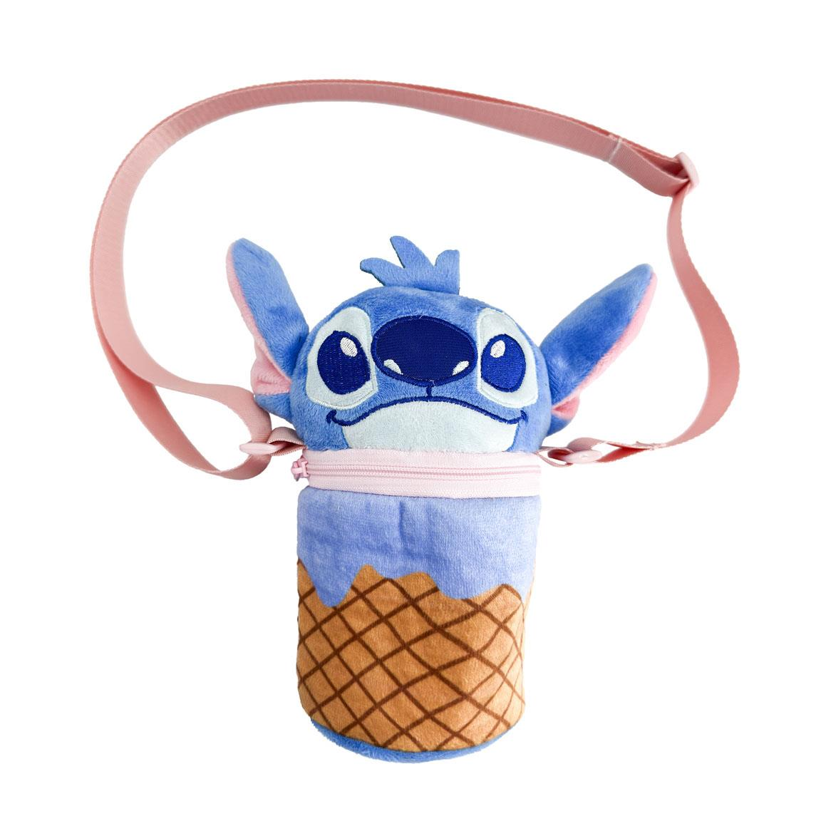 Borsetta in Peluche Stitch DISNEY con Tracolla Regolabile Accessorio da Passeggio Bambini- 6082