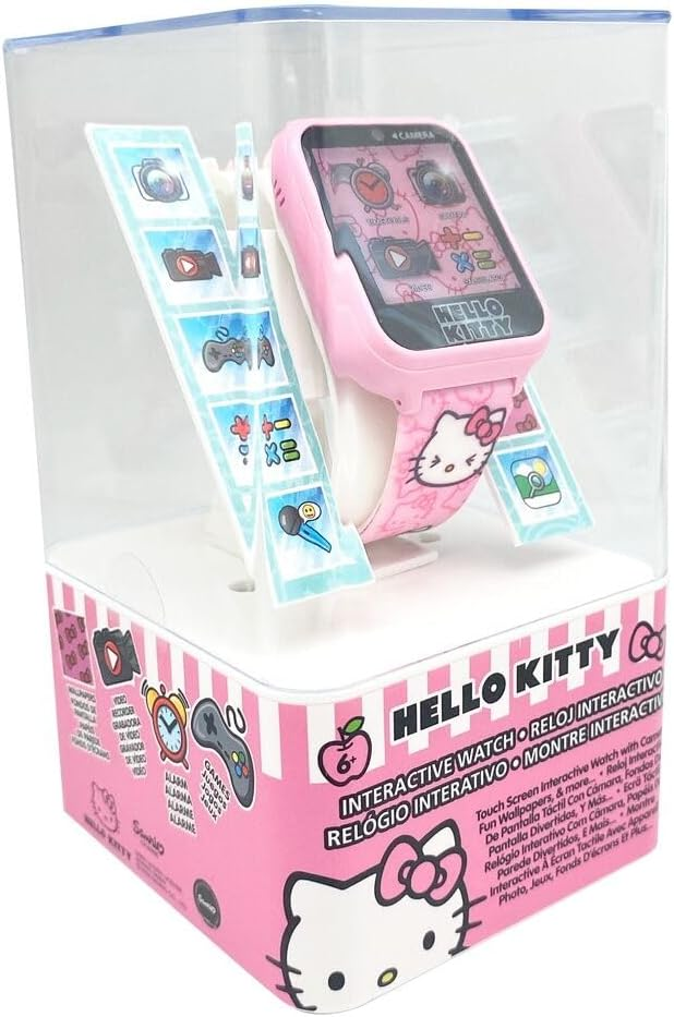 Orologio Interattivo Hello Kitty Sanrio Smartwatch Gioco Multifunzione con USB - Hk50129