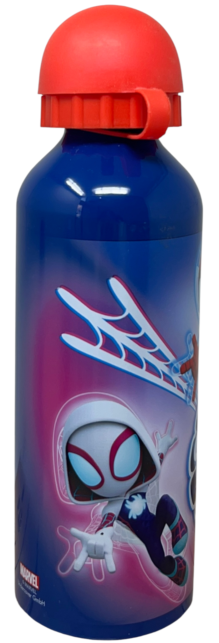Borraccia in Alluminio Spidey e i Suoi Fantastici Amici MARVEL con Beccuccio e Tappo 500 Ml - Sp50096/r