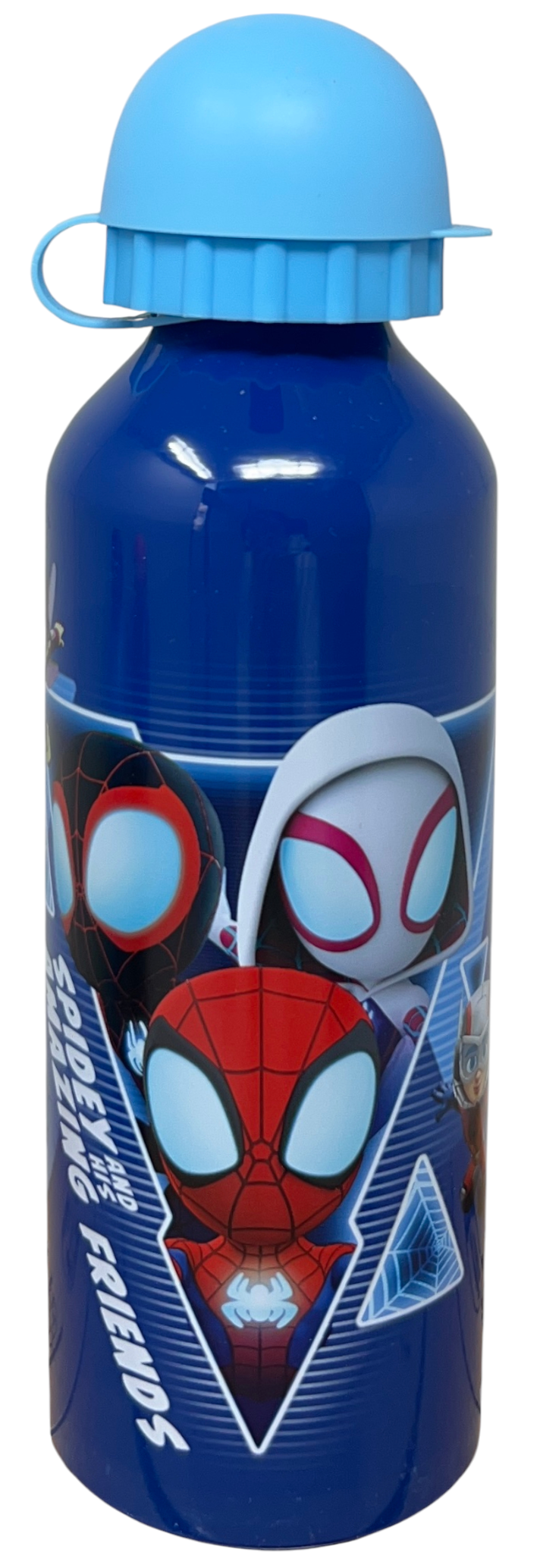 Borraccia in Alluminio Spidey e i Suoi Fantastici Amici MARVEL con Beccuccio e Tappo 500 Ml - Sp50096/c