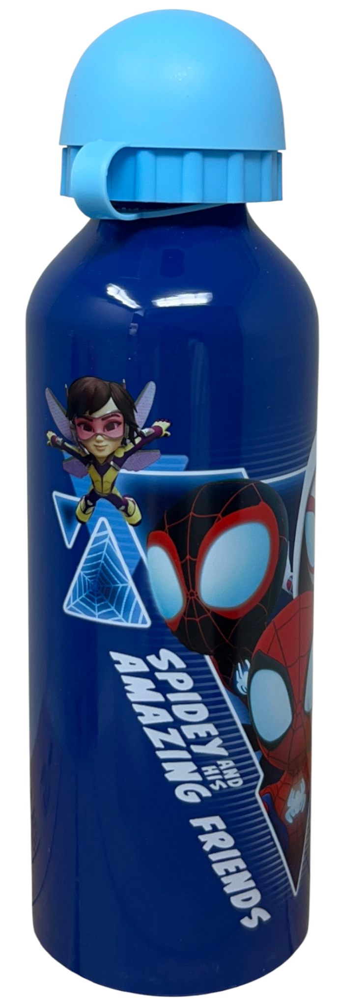 Borraccia in Alluminio Spidey e i Suoi Fantastici Amici MARVEL con Beccuccio e Tappo 500 Ml - Sp50096/c