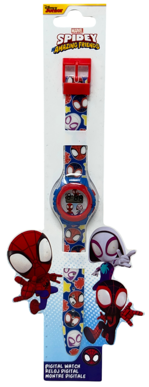 Orologio da Polso Digitale Spidey e i Suoi Fantastici Amici MARVEL in Confezione Sagomata - Spf4019