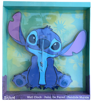 Maxi Orologio da Parete Stitch DISNEY Analogico 50 CM Sagomato Accessorio Decorativo Casa - Las3069