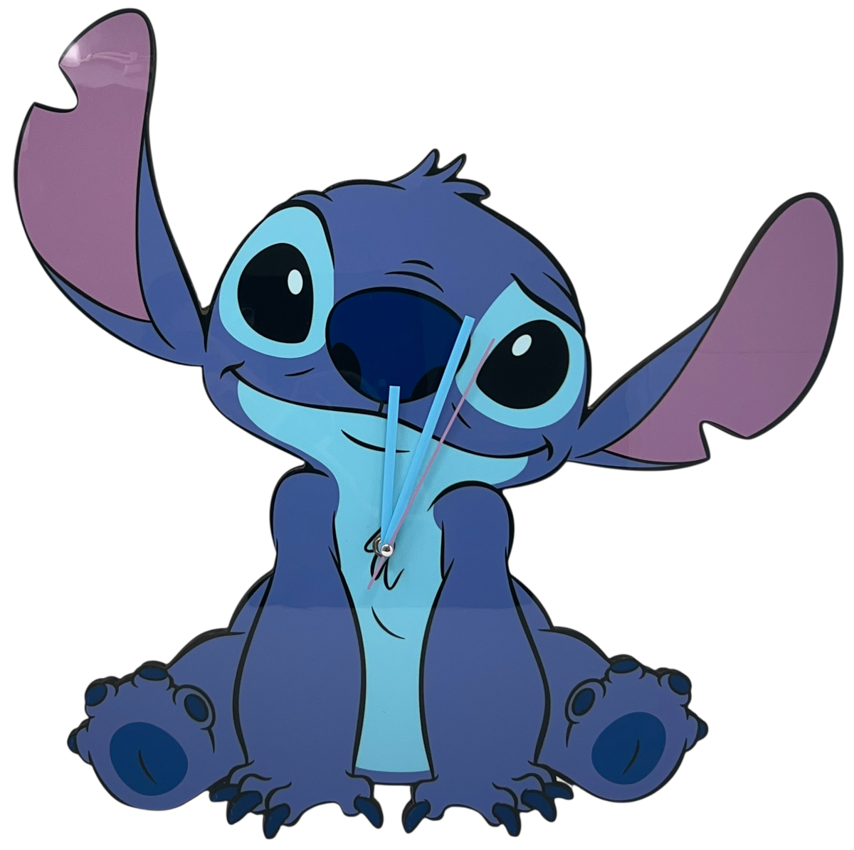 Maxi Orologio da Parete Stitch DISNEY Analogico 50 CM Sagomato Accessorio Decorativo Casa - Las3069