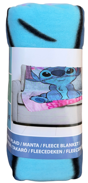 Plaid Stitch DISNEY Coperta in 100% Poliestere 220 Gsm 100 X 140 CM per Bambini - Lil36-5568