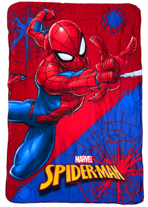 Plaid Spiderman MARVEL Coperta in 100% Poliestere 220 Gsm 100 X 140 CM per Bambini - Spi24-4223