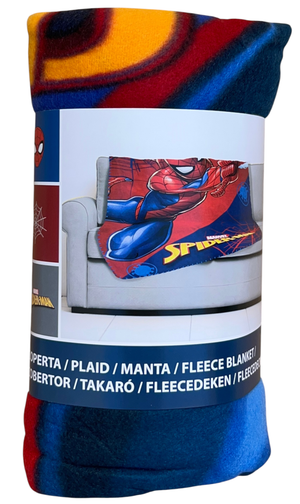 Plaid Spiderman MARVEL Coperta in 100% Poliestere 220 Gsm 100 X 140 CM per Bambini - Spi24-4223