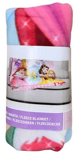 Plaid Principesse Natale DISNEY Coperta in 100% Poliestere 220 Gsm 100 X 140 CM per Bambini - Pri36-5585