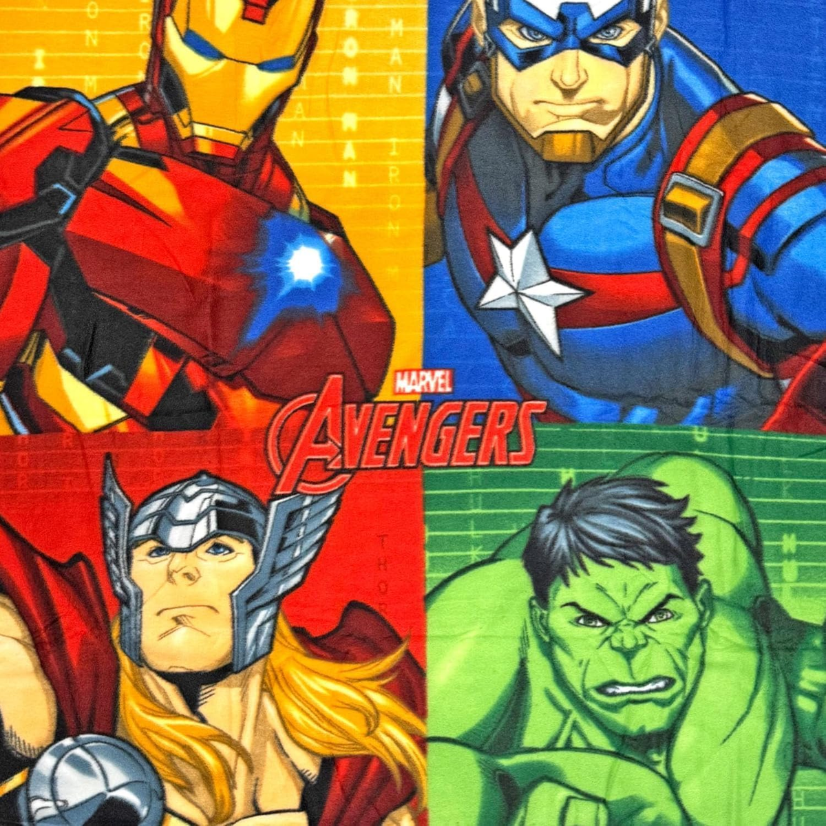 Plaid Avengers MARVEL Coperta in 100% Poliestere 220 Gsm 100 X 140 CM per Bambini - Ave24-4334