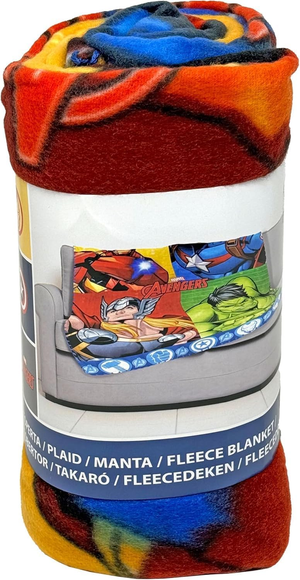 Plaid Avengers MARVEL Coperta in 100% Poliestere 220 Gsm 100 X 140 CM per Bambini - Ave24-4334