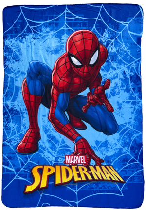 Plaid Spiderman MARVEL Coperta in 100% Poliestere 220 Gsm 100 X 140 CM per Bambini - Je12338cg