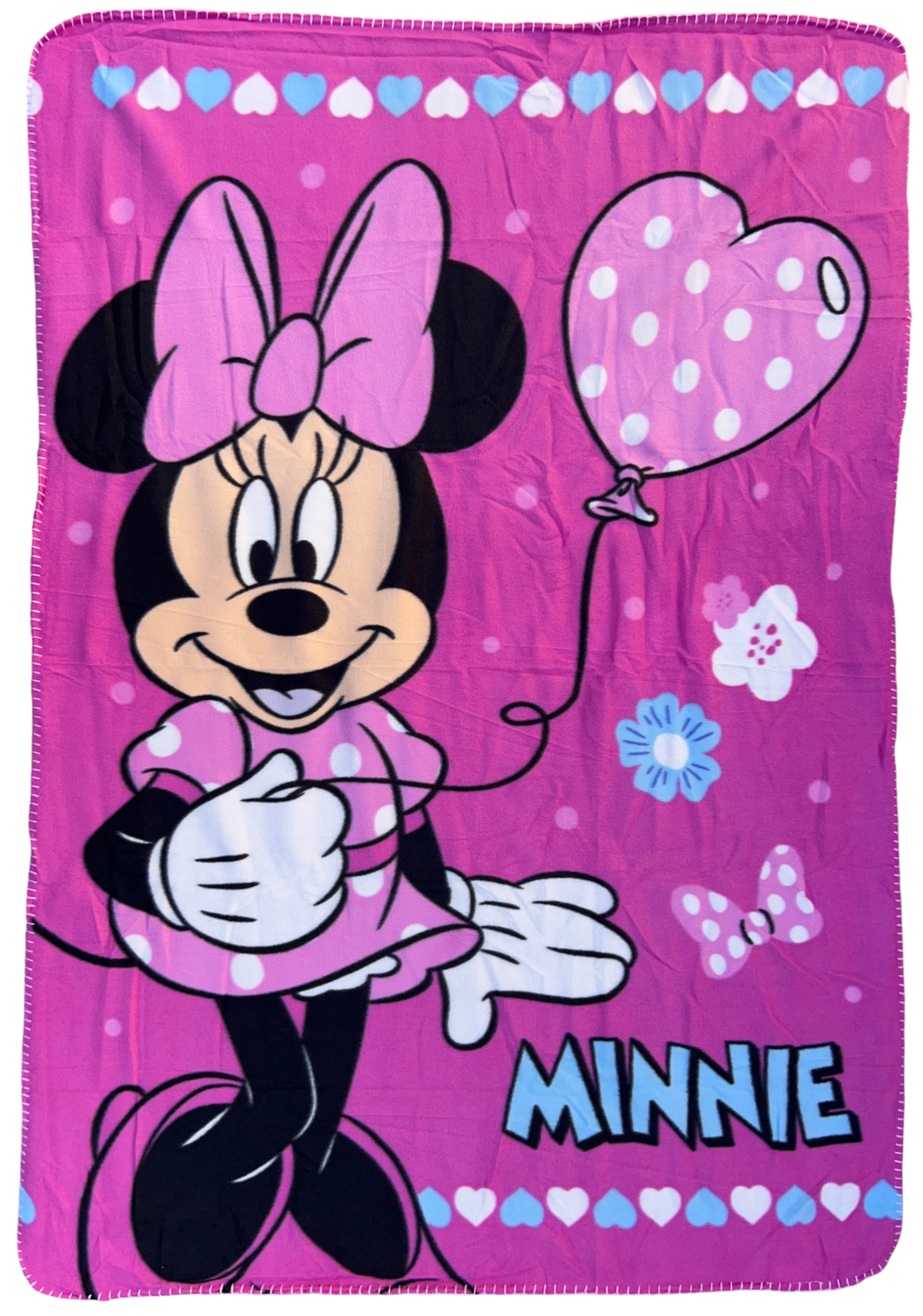 Plaid Minnie DISNEY Coperta in 100% Poliestere 220 Gsm 100 X 140 CM per Bambini - Je12340cg