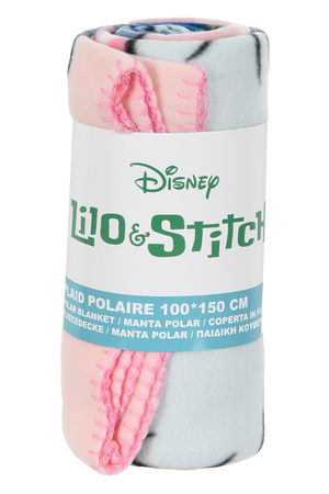 Plaid Stitch DISNEY Coperta in 100% Poliestere 220 Gsm 100 X 150 CM per Bambini - Hy46014