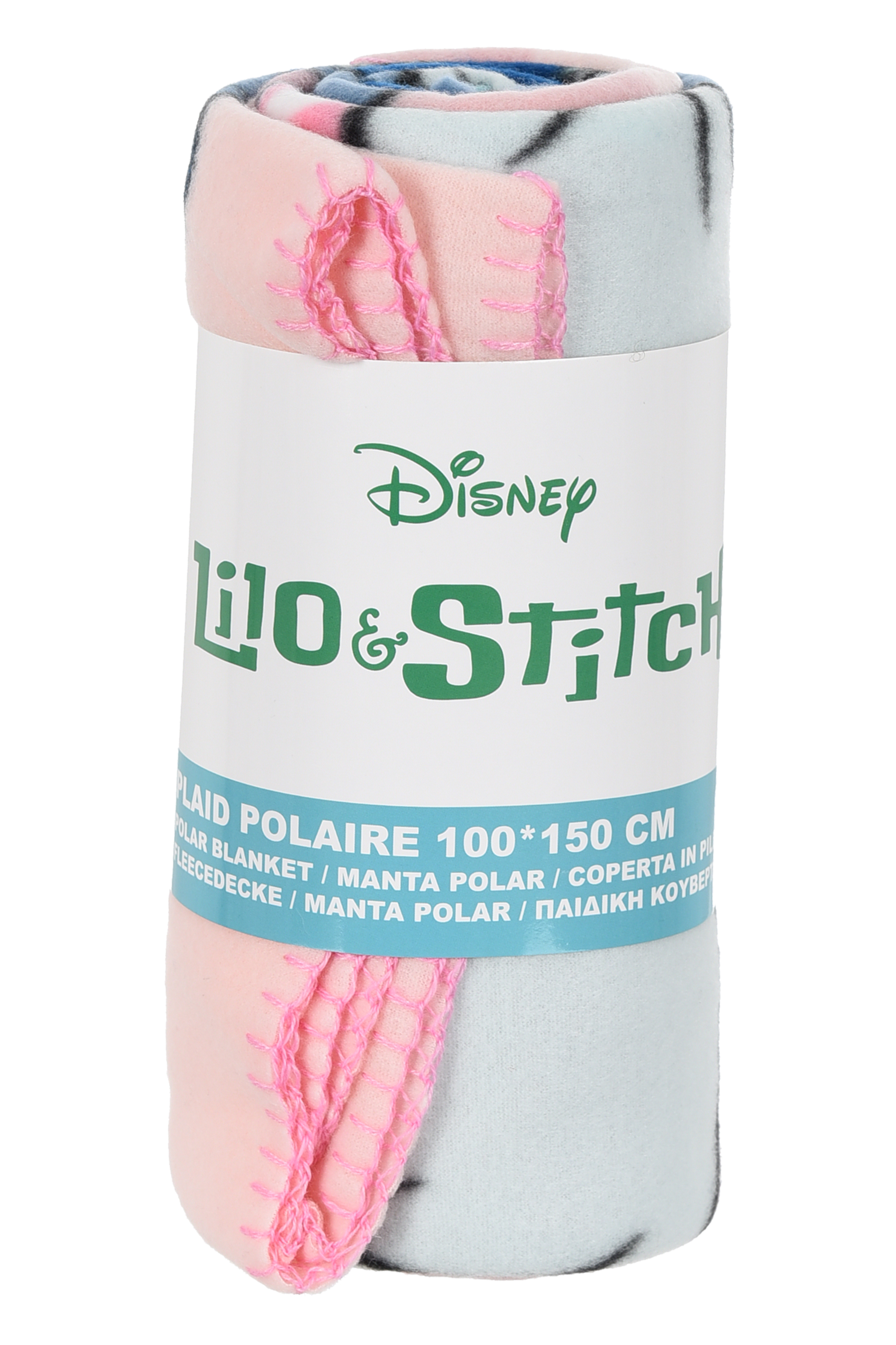 Plaid Stitch DISNEY Coperta in 100% Poliestere 220 Gsm 100 X 150 CM per Bambini - Hy46014
