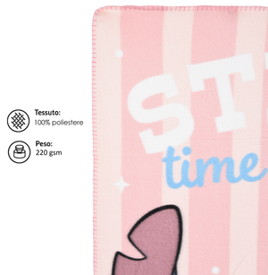 Plaid Stitch DISNEY Coperta in 100% Poliestere 220 Gsm 100 X 150 CM per Bambini - Hy46014