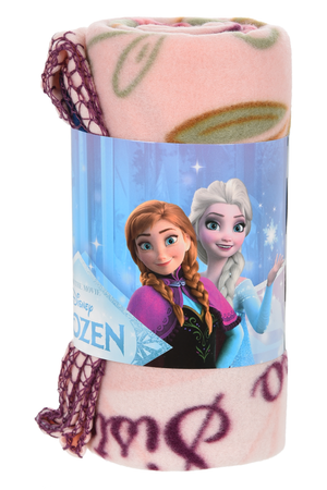 Plaid Frozen DISNEY Coperta in 100% Poliestere 220 Gsm 100 X 150 CM per Bambini - Hy46013