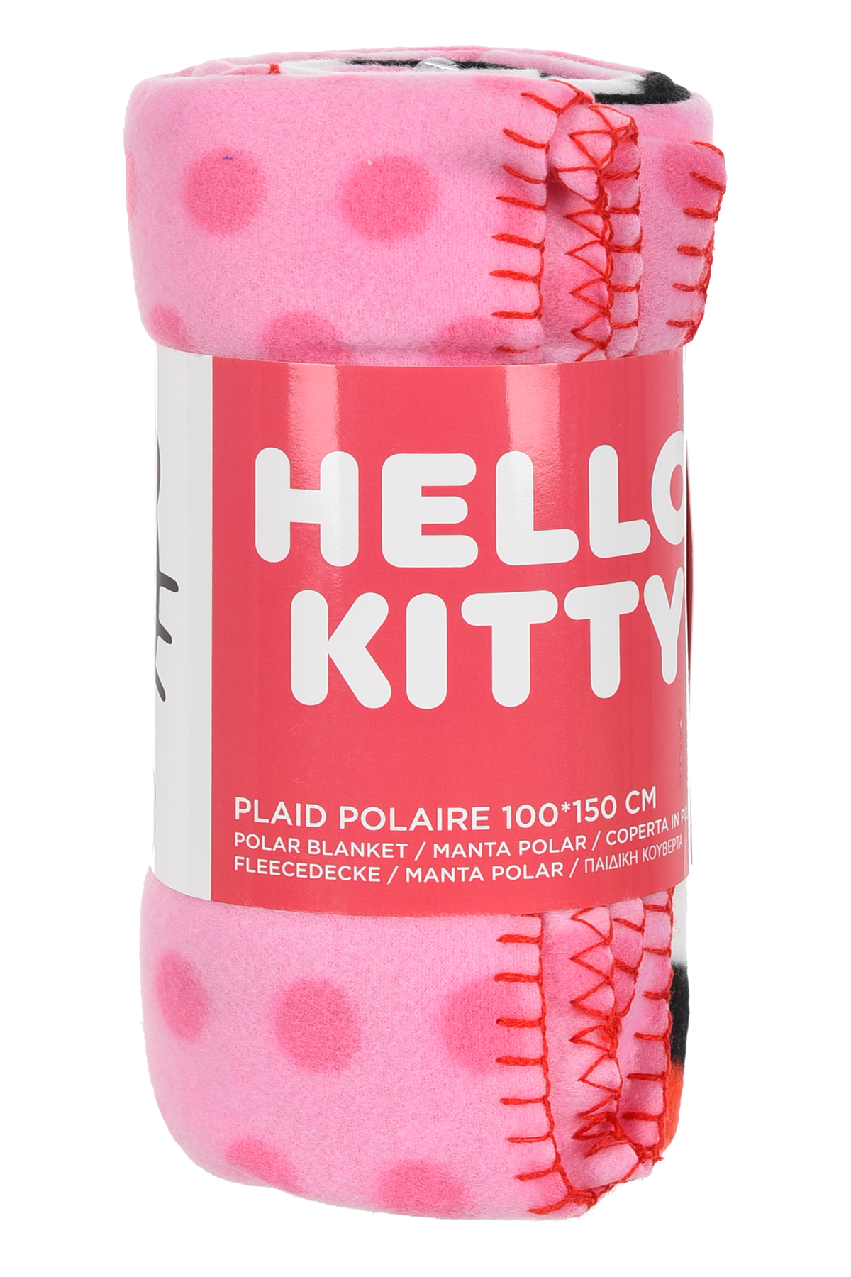 Plaid Hello Kitty Coperta in 100% Poliestere 220 Gsm 100 X 150 CM per Bambini - Hy46005