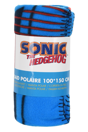 Plaid Sonic Coperta in 100% Poliestere 220 Gsm 100 X 150 CM per Bambini - Hy46004