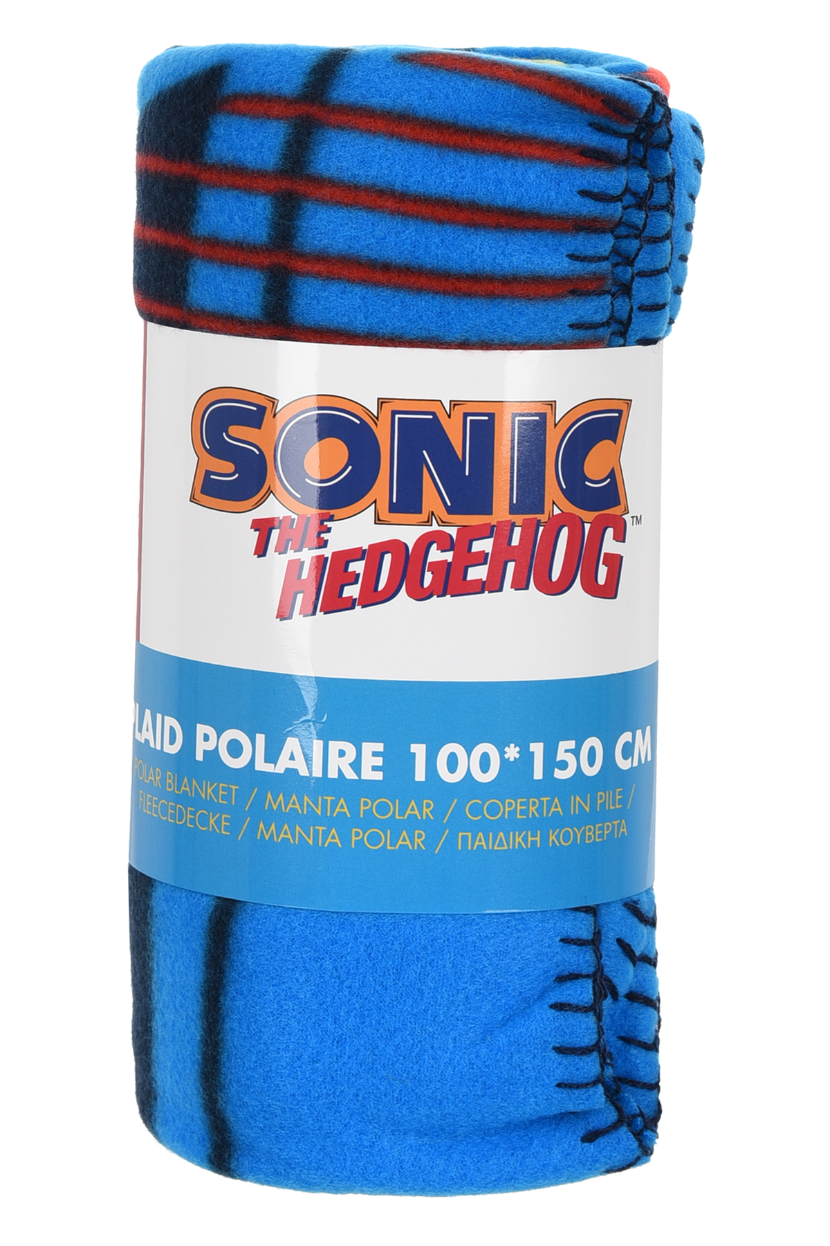 Plaid Sonic Coperta in 100% Poliestere 220 Gsm 100 X 150 CM per Bambini - Hy46004