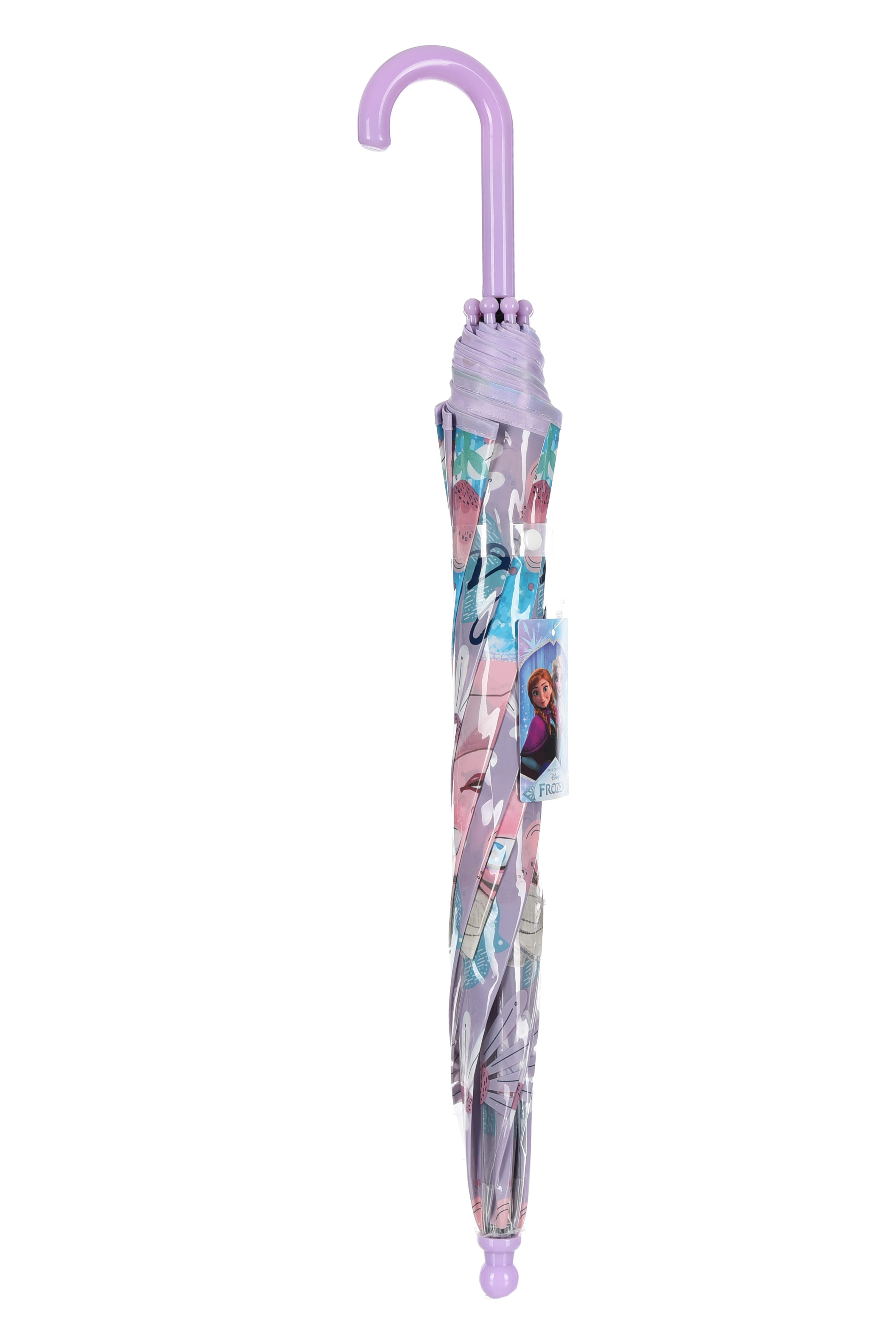 Ombrello Frozen DISNEY per Bambini 57 CM Trasparente con Apertura Manuale - Hy40117