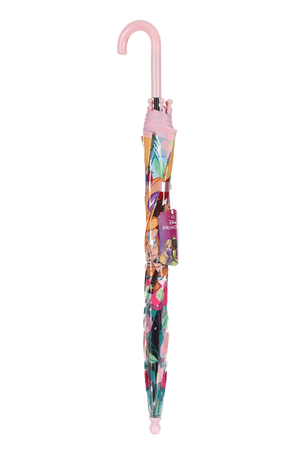 Ombrello a Cupola Principesse DISNEY per Bambini 64 CM Trasparente con Apertura Manuale - Hy40113