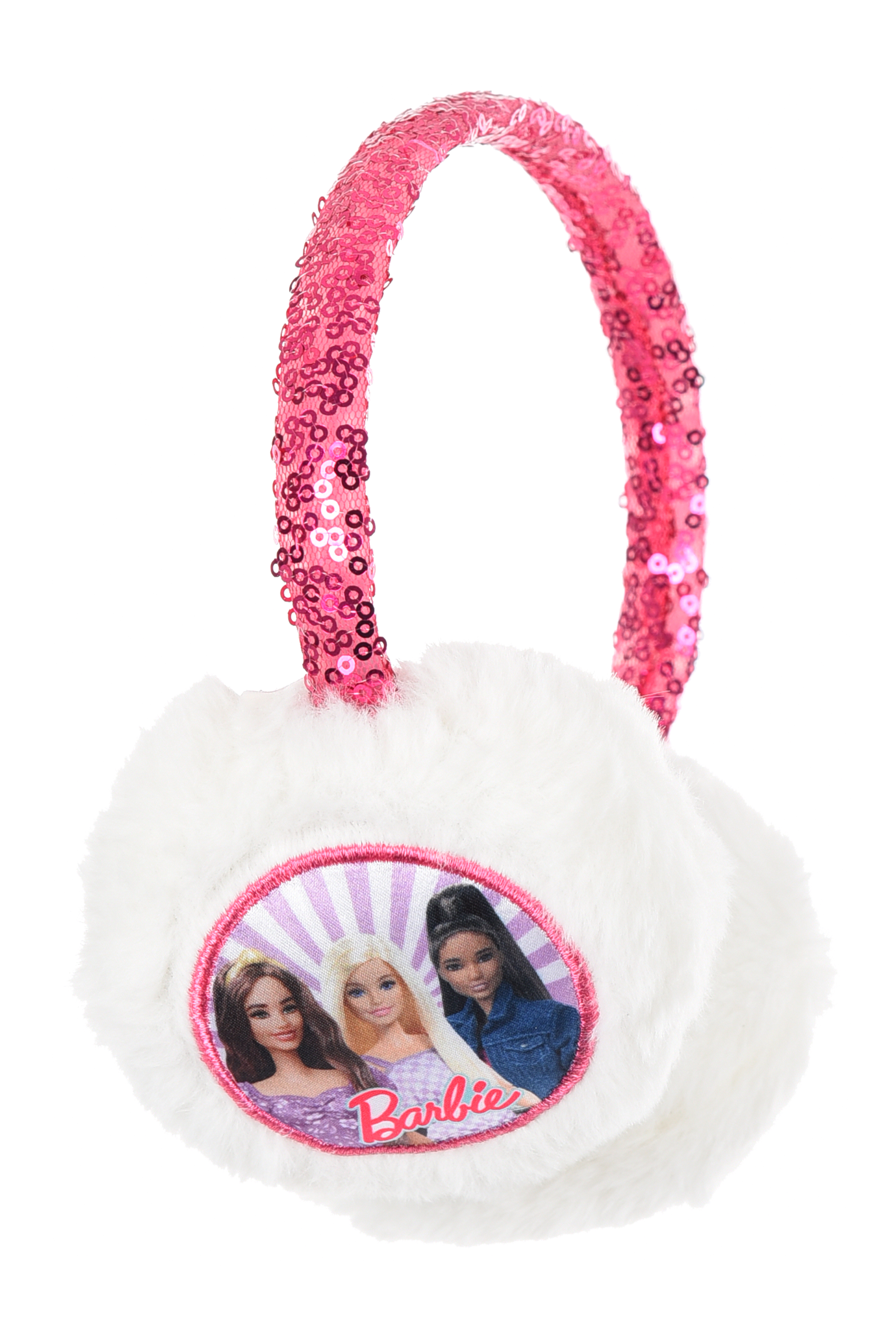 Paraorecchie Barbie Cuffia Regolabile Accessori Invernali per Bambini - Hy40002fucsia