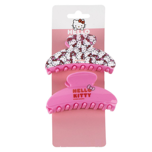 Pinza per Capelli Hello Kitty Set 2 Pezzi Accessorio in ABS 9 CM - 3535