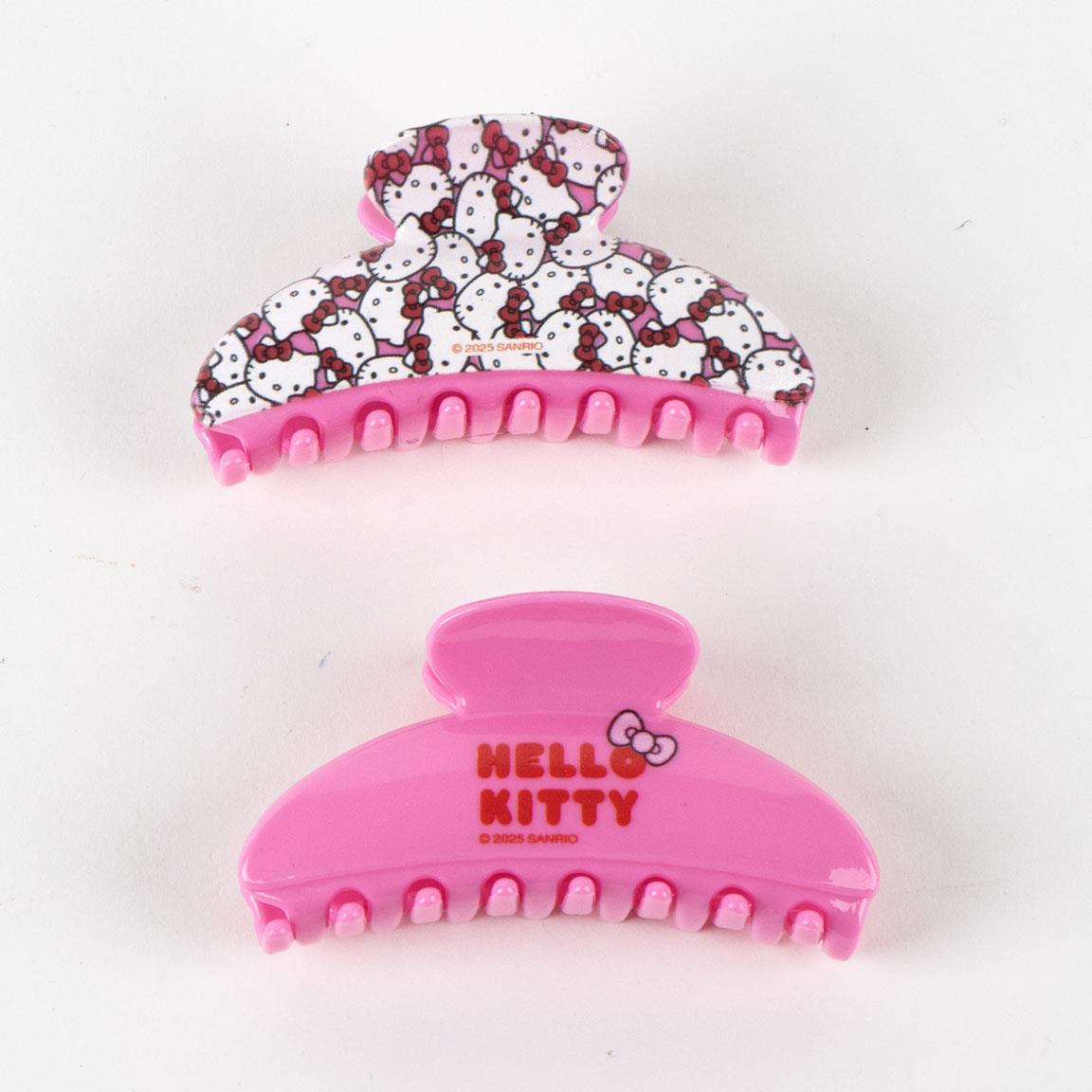 Pinza per Capelli Hello Kitty Set 2 Pezzi Accessorio in ABS 9 CM - 3535