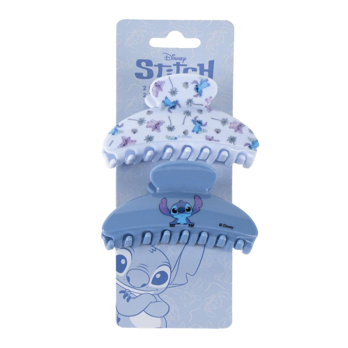 Pinza per Capelli Stitch DISNEY Set 2 Pezzi Accessorio in ABS 9 CM - 3534