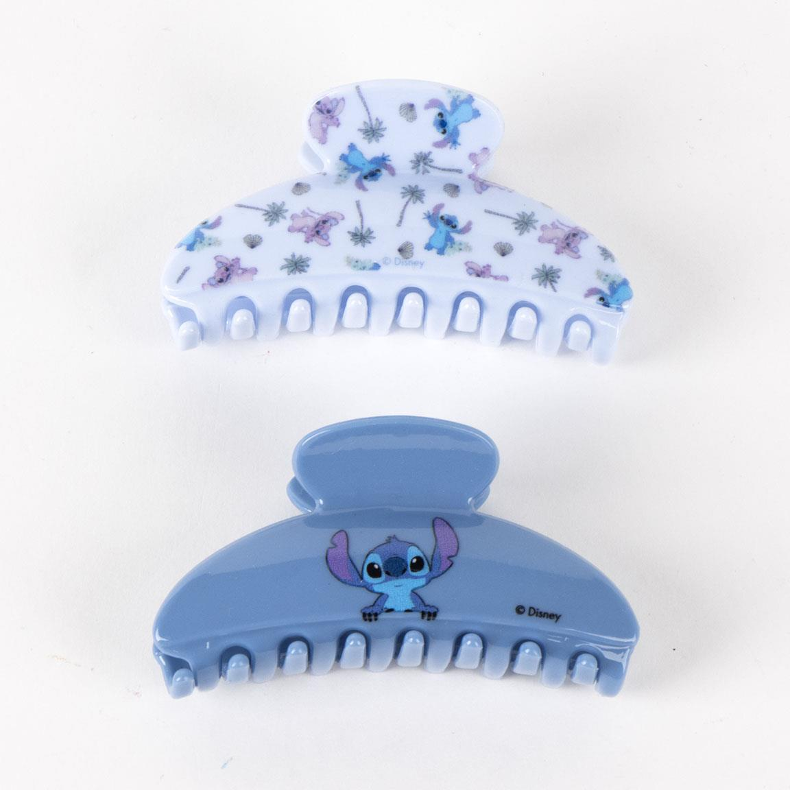Pinza per Capelli Stitch DISNEY Set 2 Pezzi Accessorio in ABS 9 CM - 3534