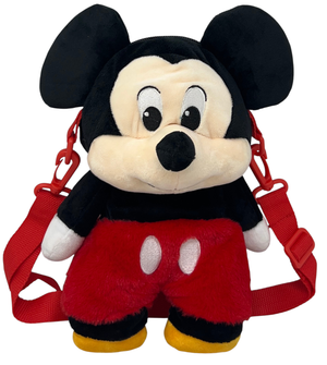 Borsetta in Peluche Topolino DISNEY con Tracolla Regolabile Accessorio da Passeggio Bambini- 6274