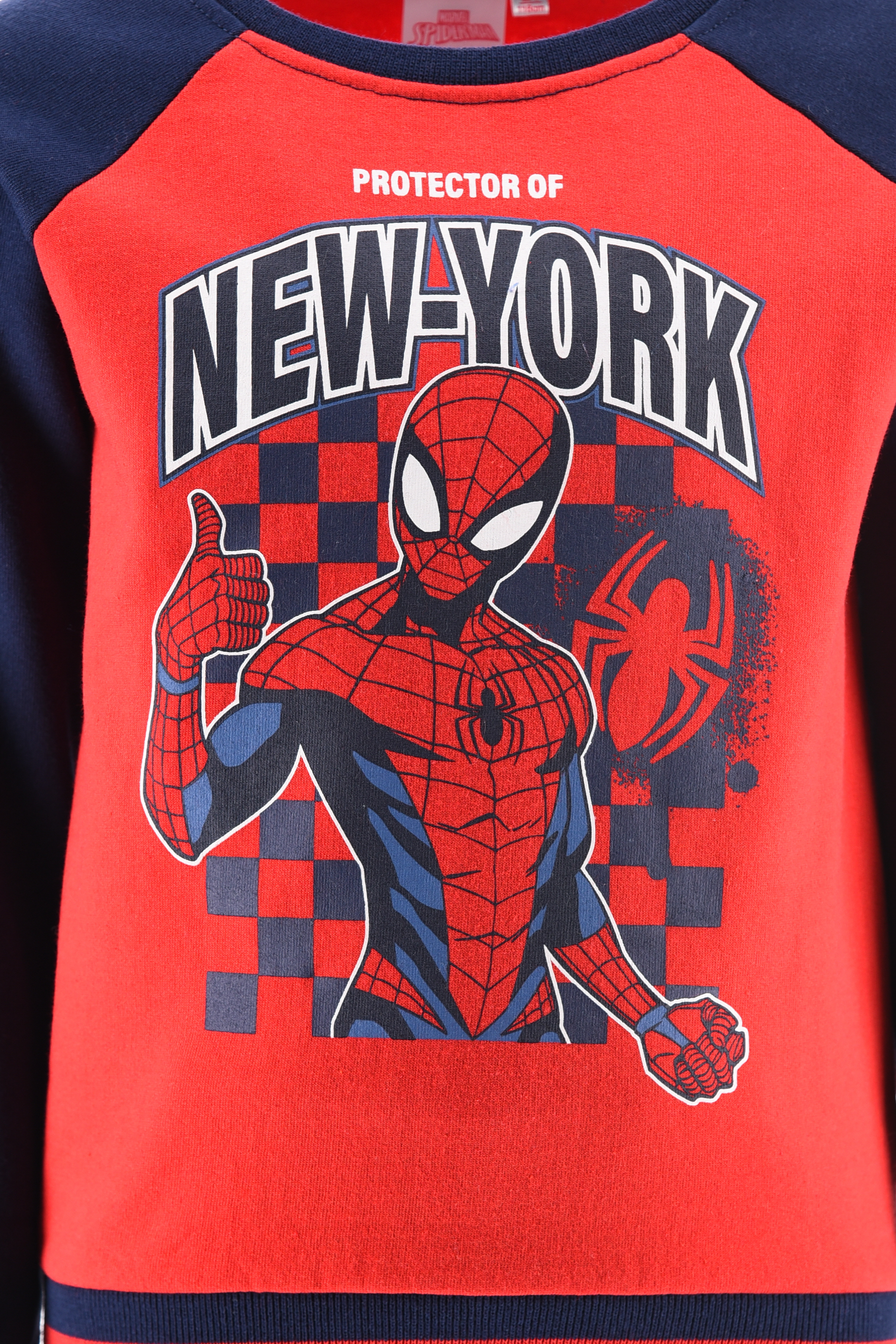 Tuta Spiderman MARVEL Completo 2 Pezzi per Bambini 3/8 Anni - Hy10023.navy