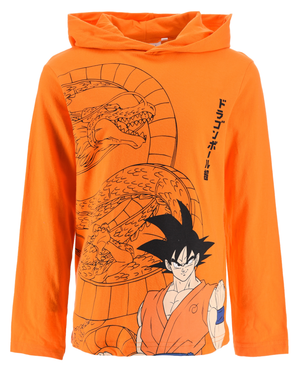 Felpa con Cappuccio Dragon Ball Maglioni per Ragazzi 6/12 Anni - Hy10085.orange