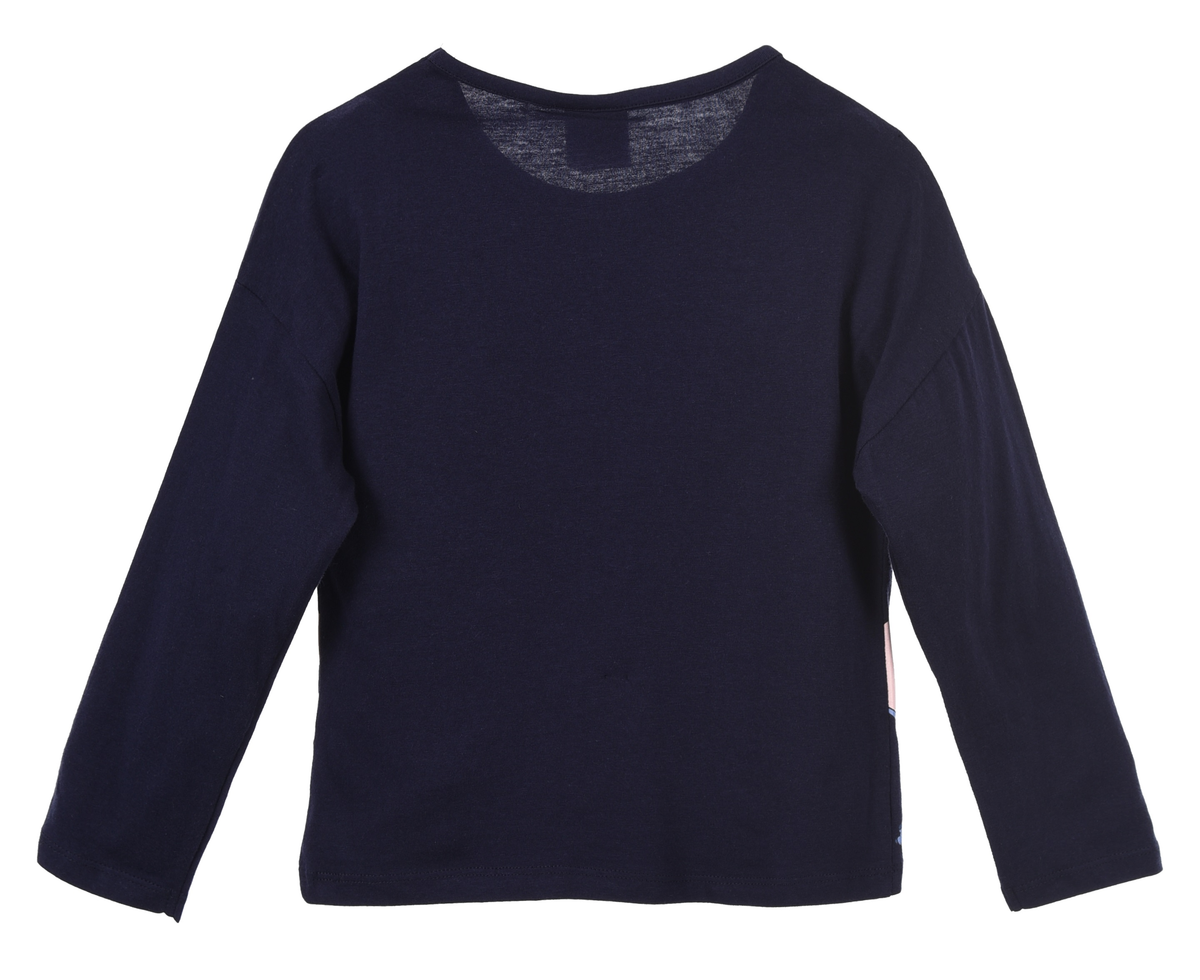T-Shirt M.l. Stitch DISNEY Maglia per Bambini 3/8 Anni - Hy10151.navy