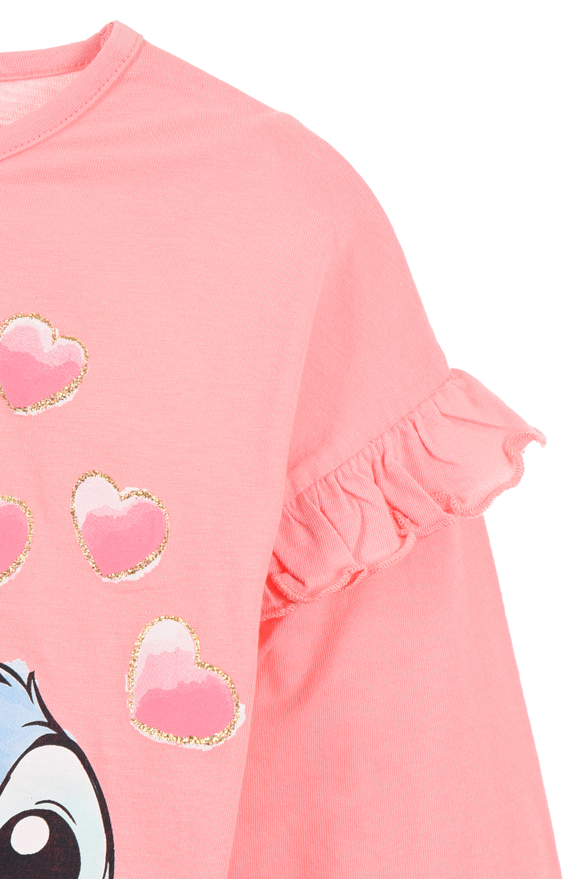 T-Shirt M.l. Stitch DISNEY Maglia per Bambini 3/8 Anni - Hy10166.pink
