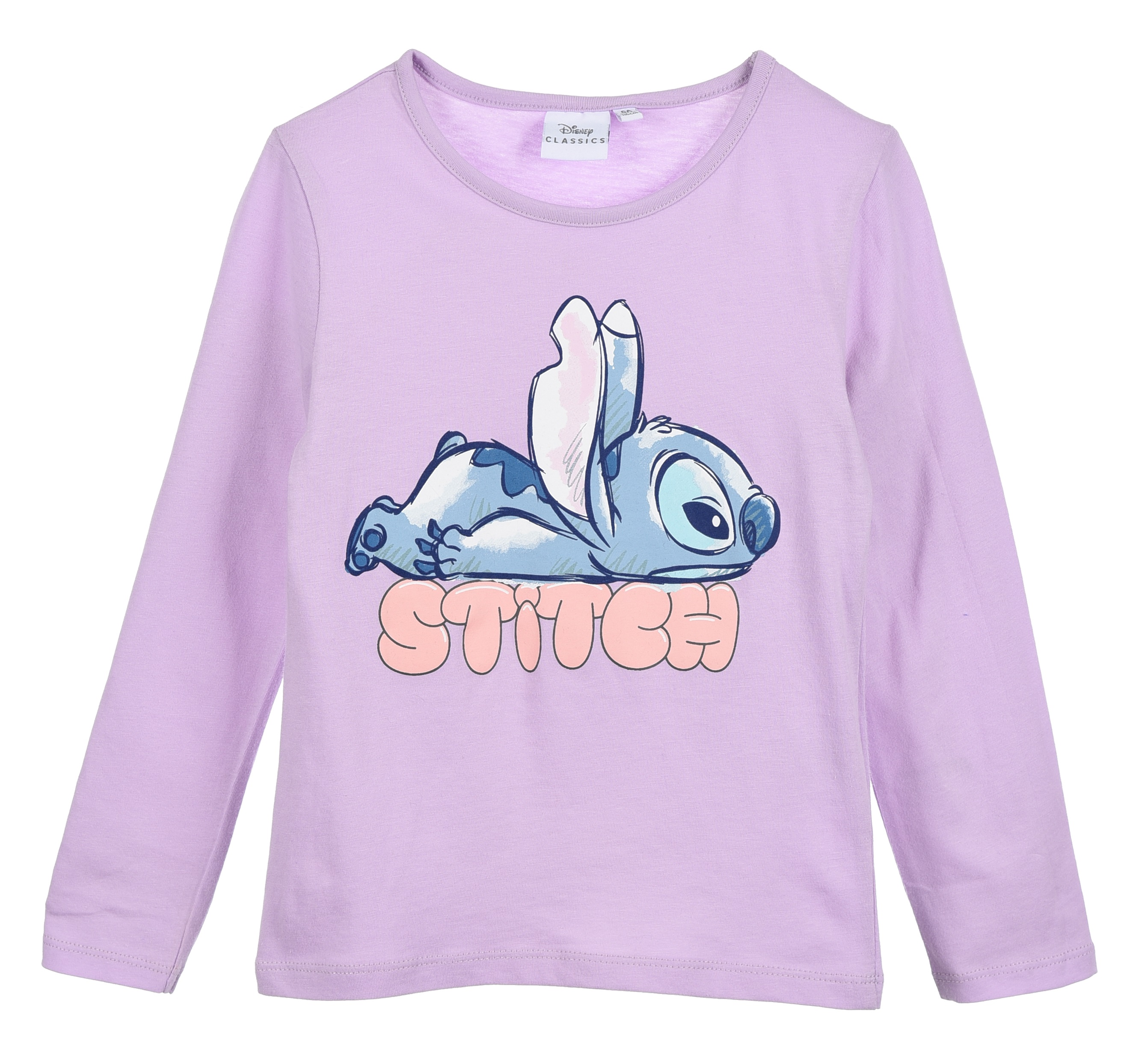 T-Shirt M.l. Stitch DISNEY Maglia per Bambini 3/8 Anni - Hy10167.lpurp