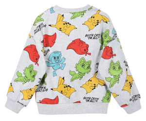 Maglione Pikachu Pokemon Felpa per Bambini 3/8 Anni - Hy10293grigio