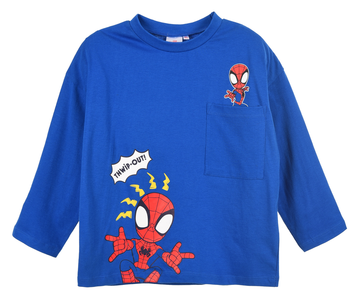 T-Shirt M.l. Spidey MARVEL Maglia per Bambini 3/8 Anni - Hy10324blu