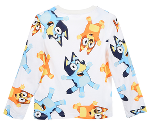 T-Shirt M.l. Bluey Maglia per Bambini 3/8 Anni - Hy10352.rec